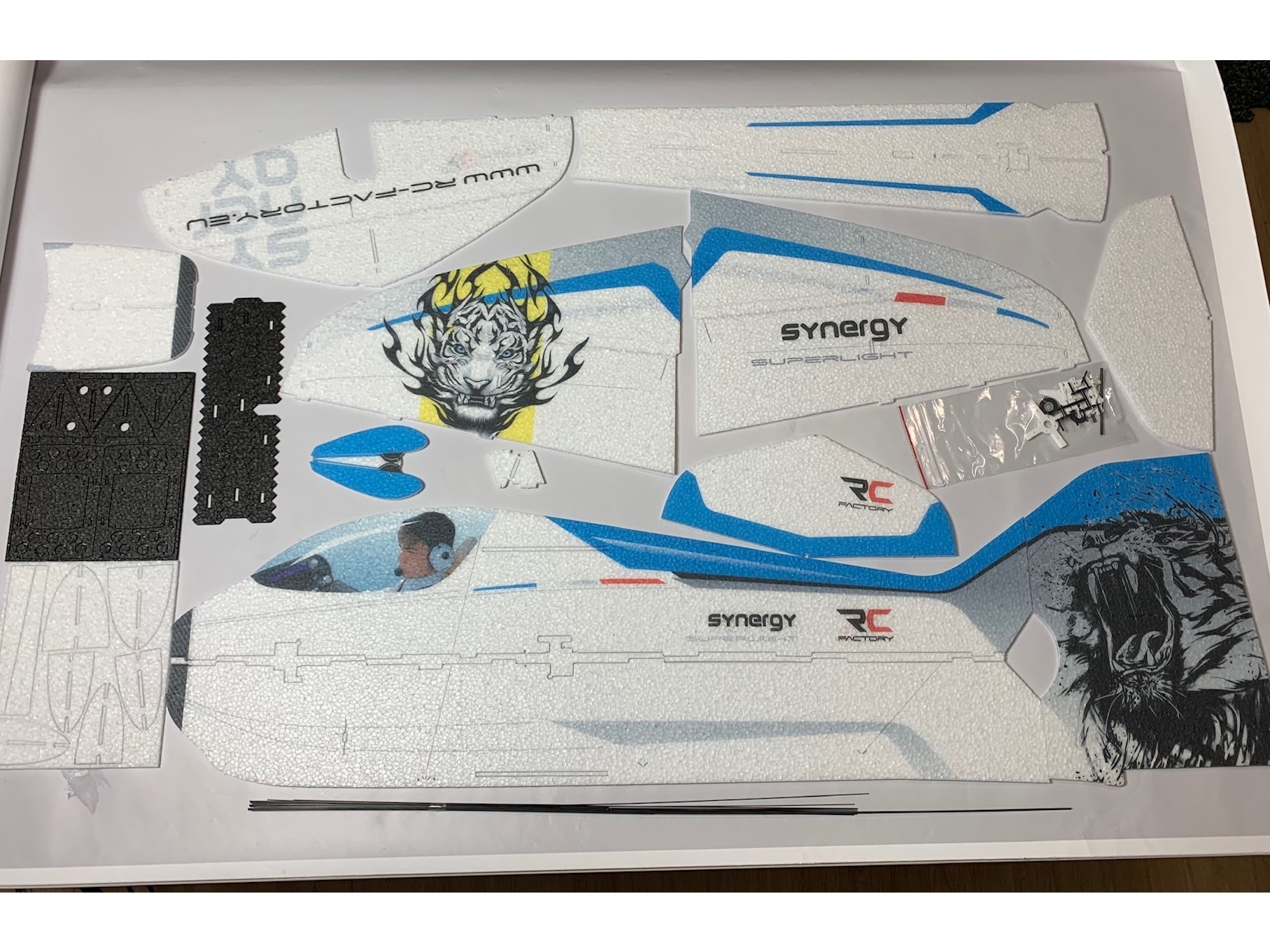 Synergy, Spw 845mm, KIT-Version aus EPP von RC-Factory – Bild 3