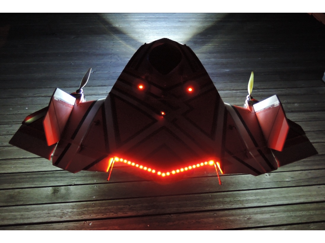 Big Turtle Light, blau, EPP 30, Spw 1270mm, KIT-Bausatz – Bild 6