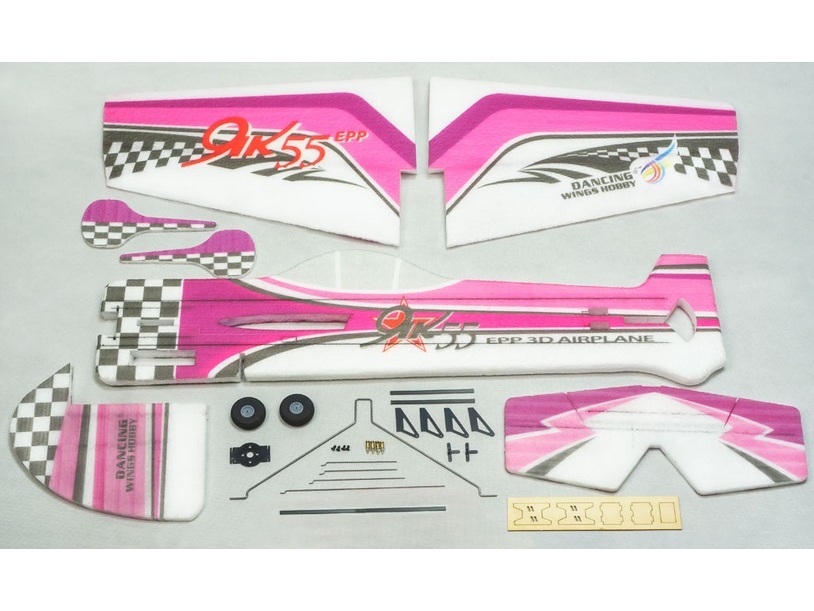 YAK55 3D, Spw 800mm, EPP Indoormodell, KIT-Version von DW-Hobby – Bild 5