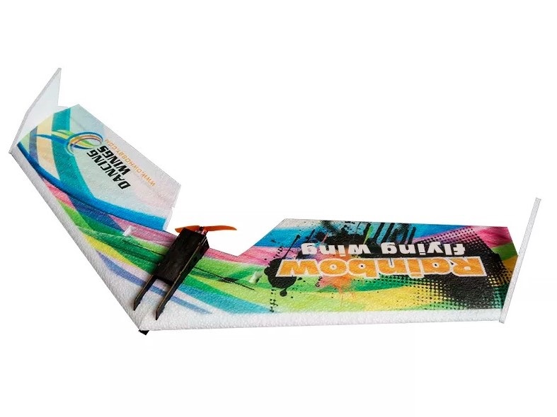 Rainbow V2 Nurflügler, Spw 800mm, A-PNP-Bausatz EPP von DW-Hobby