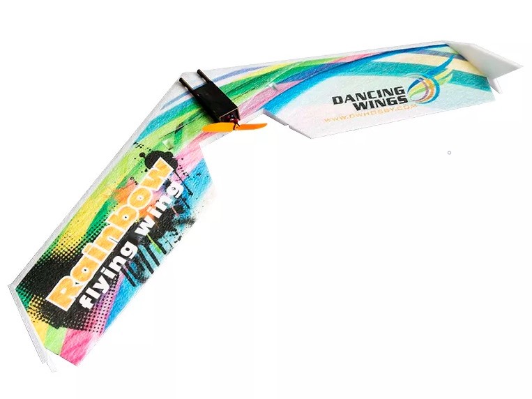 Rainbow V2 Nurflügler, Spw 800mm, A-PNP-Bausatz EPP von DW-Hobby – Bild 2