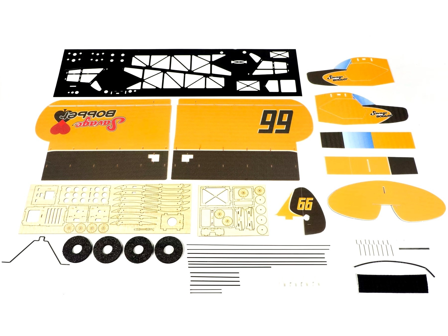 Savege Bobber, Spw 600mm, PNP-Bausatz aus PP Foam von DW-Hobby – Bild 6