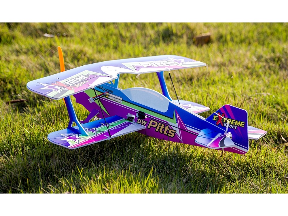 Pitts eXtreme, Spw 450mm, FrSky BNF-Bausatz aus PP Foam, DW-Hobby – Bild 2