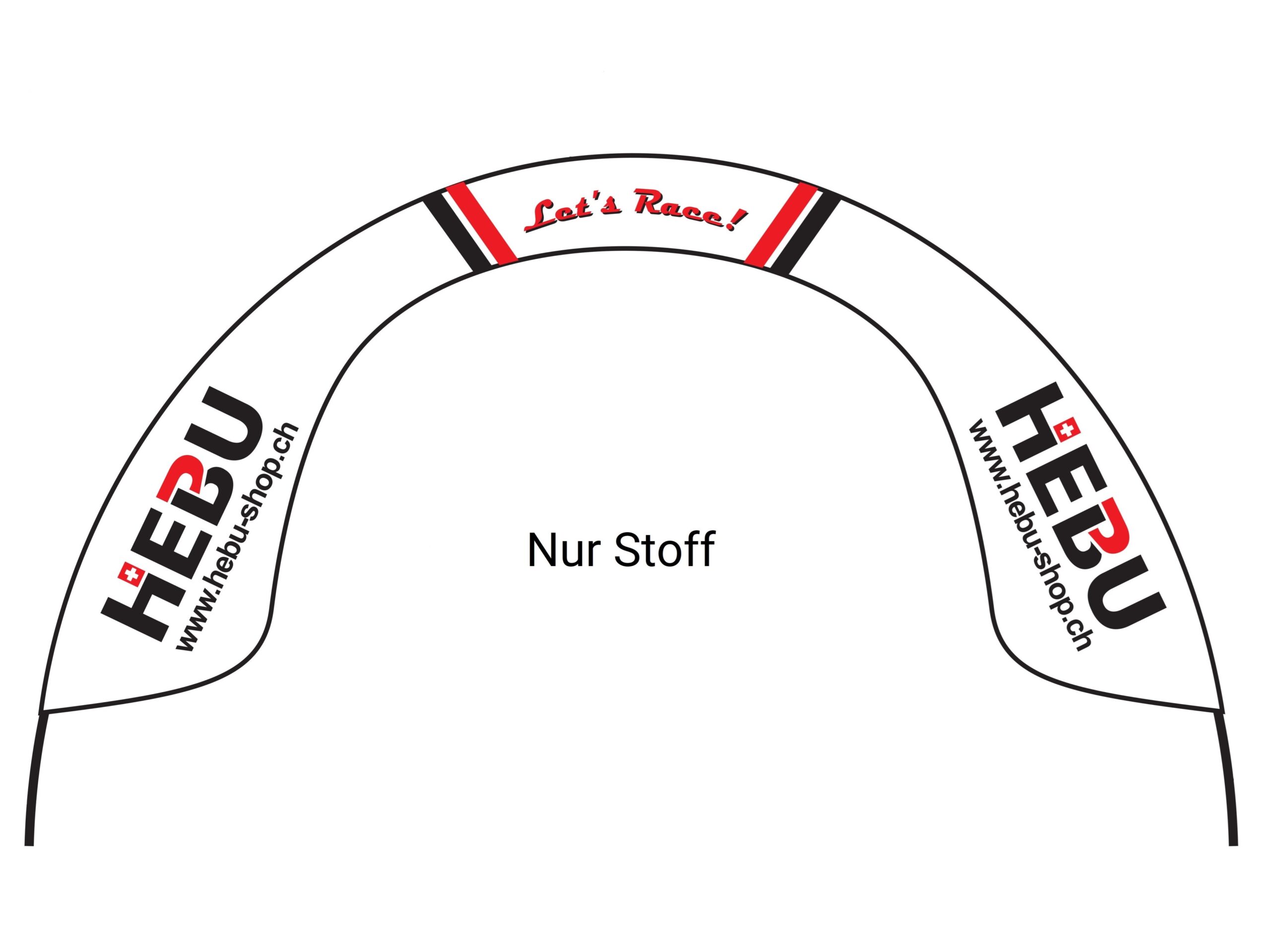 Ersatz-Stoff zu FPV Race Gate 2 - HEBU - 260x140cm - C-Style