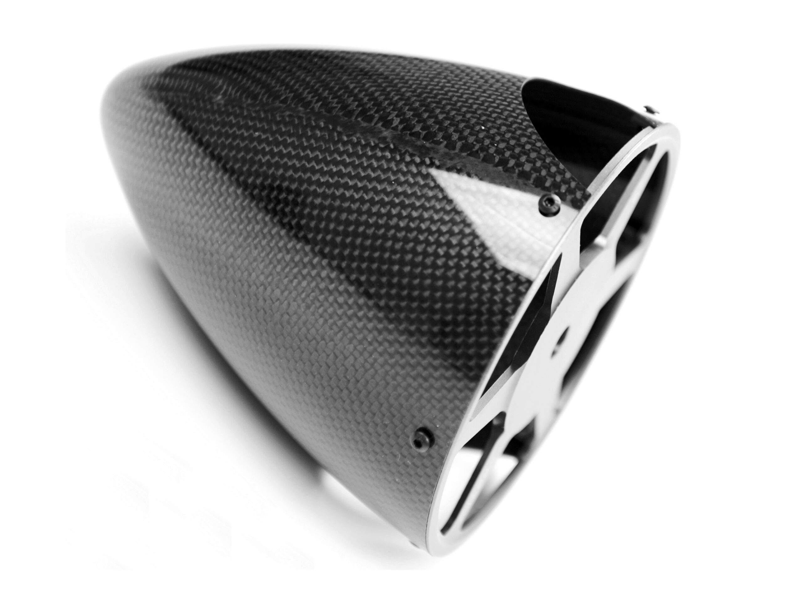 Falcon Carbon / CFK Spinner 3 Zoll / 76mm, 2-Blatt mit Alu-Bodenplatte – Bild 2