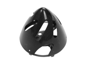 Falcon Carbon / CFK Spinner - elektro, 75mm, 2-Blatt mit Alu-Bodenplatte