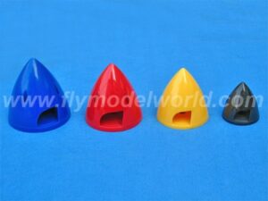 Spinner gelb aus Kunststoff/Plastik 51mm / 2inch