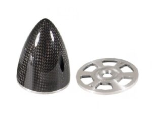 CFK Spinner 63.5mm / 2.5inch - mit ALU-Bodenplatte