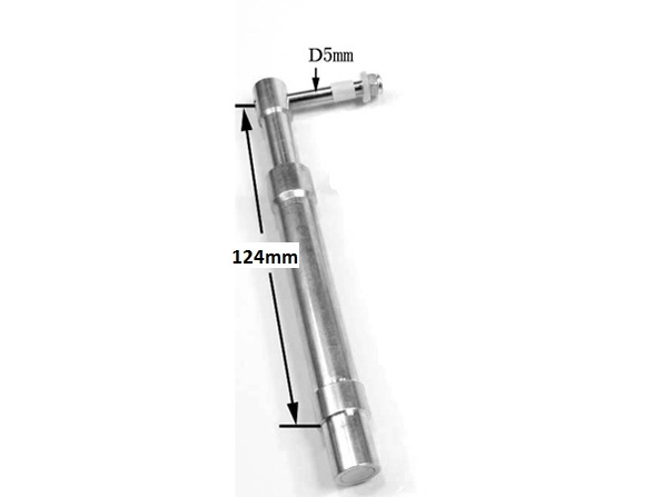 Fahrwerksbeine gefedert, 3-Bein, 12.4cm Klasse >120er – Bild 2