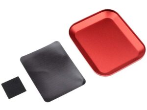 Aluminium Schale, rot, magnetisch für Schrauben oder Reparaturarbeiten