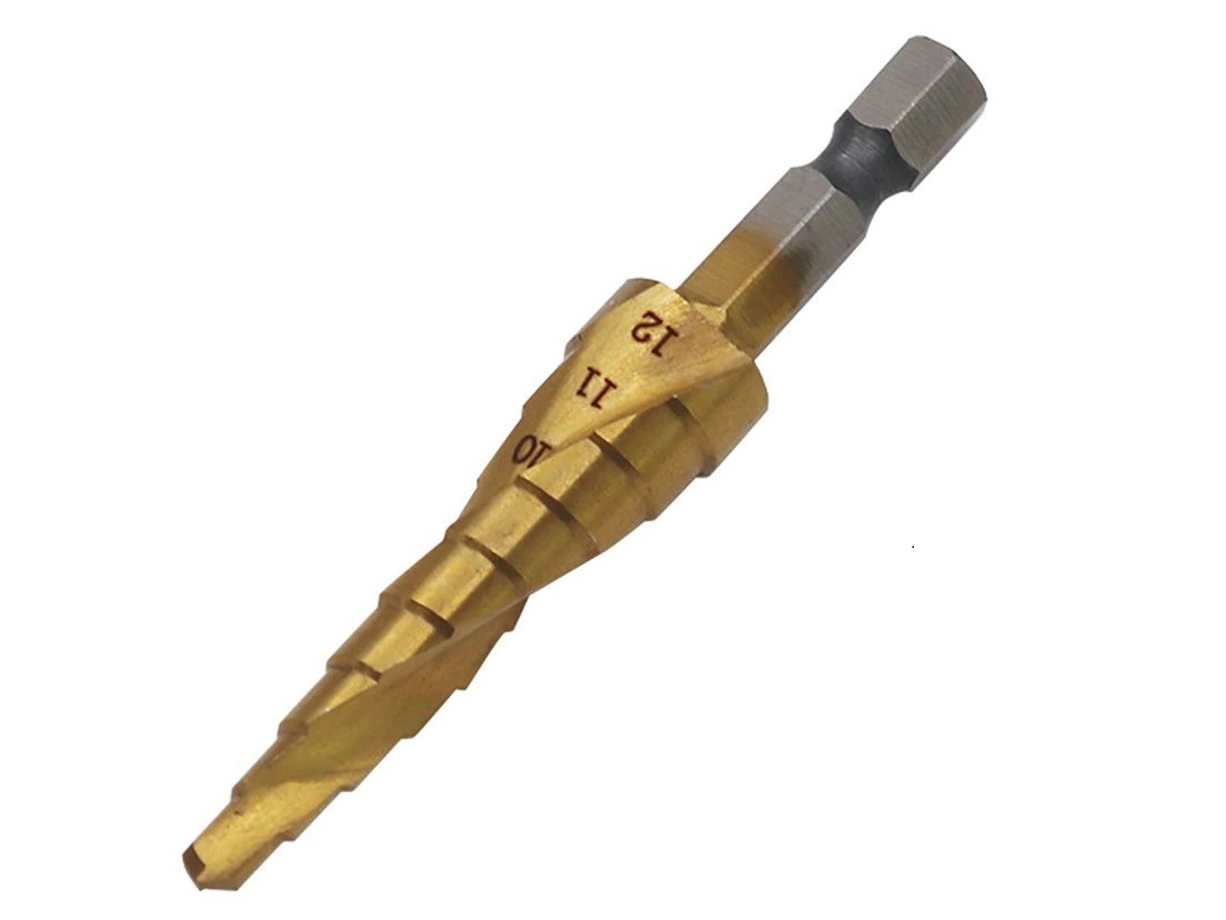 Stufenbohrer - 4 bis 12mm - HSS-Stahl
