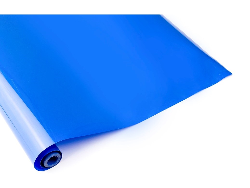 Bügelfolie / Bespannfolie - Blau - 60 x 200 cm