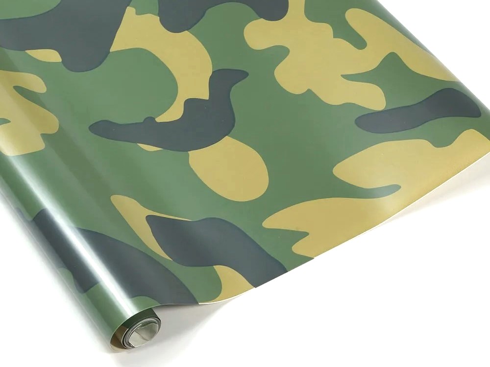 Bügelfolie / Modellbaufolie - camouflage - 60 x 200 cm