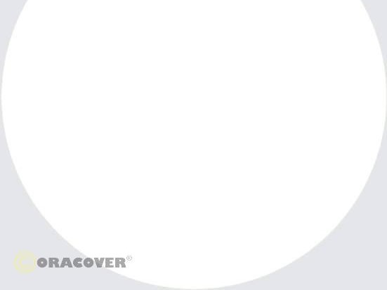 Oracover Bügelfolie / Modellbaufolie, weiss - 21-010-002 - 60x200cm