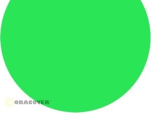 Oracover Bügelfolie / Modellbaufolie, fluoreszierend grün - 21-041-002 - 60x200cm