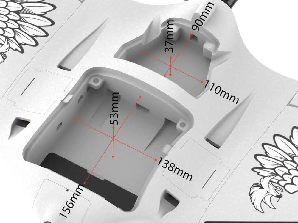 SonicModell - AR Wing Pro White Falcon, Spw 1000mm, PNP-Bausatz – Bild 4