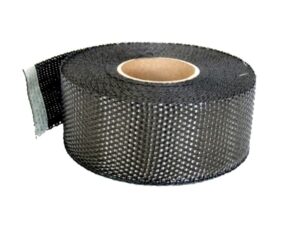 Carbonband unidirektional, 200gr/m2, Breit 25mm, Lang 10m