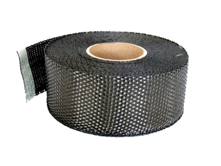 Carbonband unidirektional, 200gr/m2, Breit 25mm, Lang 10m