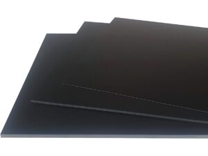 GFK Glasfaser Platte, schwarz, matt, 3mm, 300x200mm