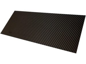CFK Carbon Platte matt, Sichtcarbon, 3.0mm, 300x200mm