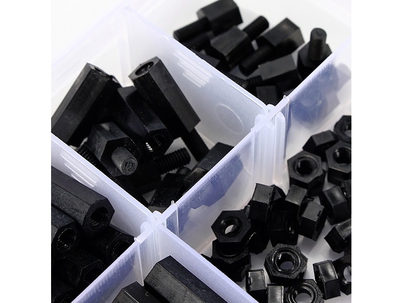 Nylon M3 Platinenschrauben, Muttern, Abstandshalter - 300 Stk. – Bild 3