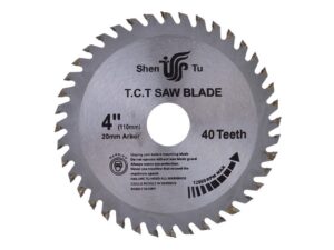 Kreissägeblatt 40 Zähne - 110mm zu Mini-Tischkreissäge / Tischsäge