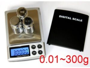 Digitale Pocket Waage, Feinwaage, Taschenwaage, 0.01gr. - 300gr.