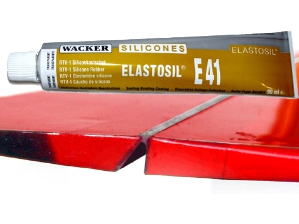 Elastosil E41, Silikon Klebe- und Dichtmasse, dünnflüssig, klar, 90ml – Bild 2