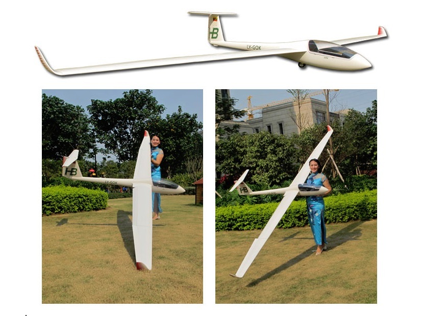 Segelflieger / Glider LS8, Spw 4000mm, ARF-Set, FlyFly – Bild 5