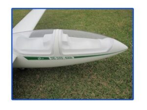 Kabinenhaube zu Elektrosegler DG-505 / DG505, Spw 4000mm, FlyFly