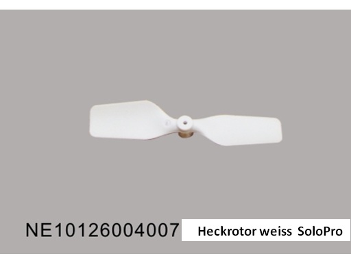 Propeller Heckrotor weiss zu SoloPro, Nine Eagles NE10126004007