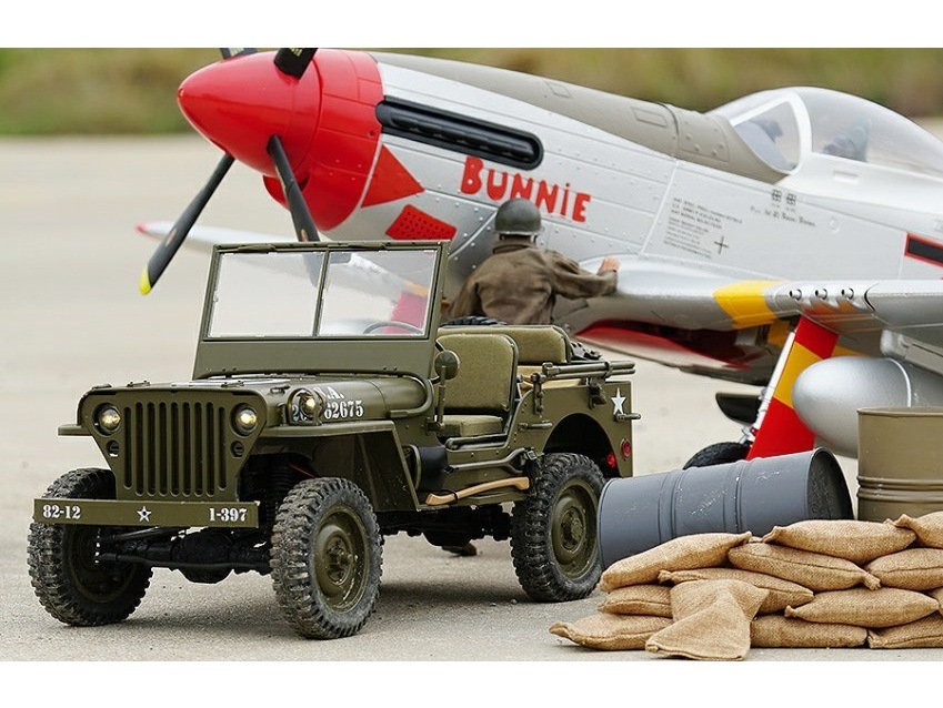 Willys Jeep Rochobby 1941 MB Scaler 1:6 4WD - A-RTR-Set – Bild 2