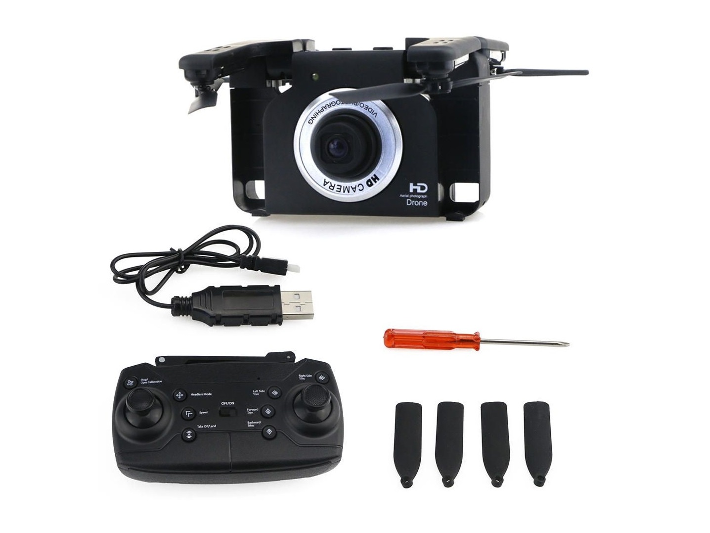 F6 Smart Drone - WiFi Quadrocopter mit Start-/Landefunktion - RTF-Set – Bild 4