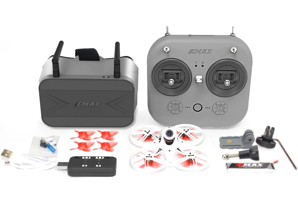 Emax Tiny Whoop/TinyHawk III / 3 - Race-Quadrocopter im RTF-Set mit FPV-Brille – Bild 2