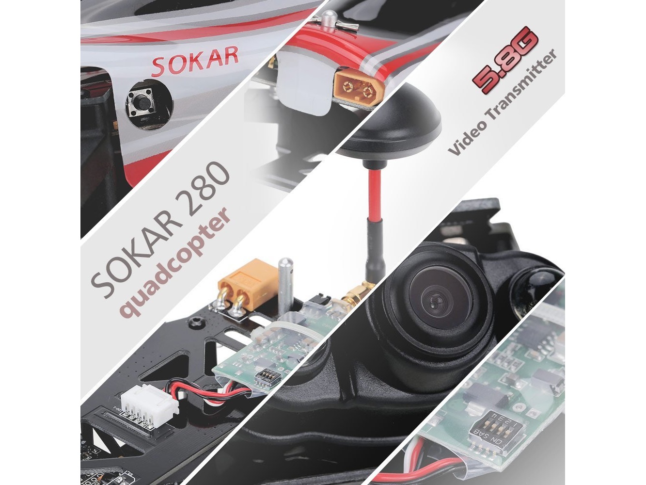 SOKAR FPV - 280er Race-Quadrocopter - RTF-Set von SkyRC – Bild 3