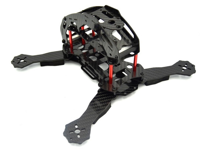 FPV Quadrocopter Robocat 270, CFK/Carbon, Kit-Bausatz nur Frame – Bild 6