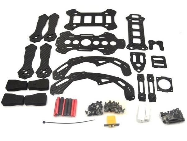 FPV Quadrocopter Robocat 270, CFK/Carbon, Kit-Bausatz nur Frame – Bild 3