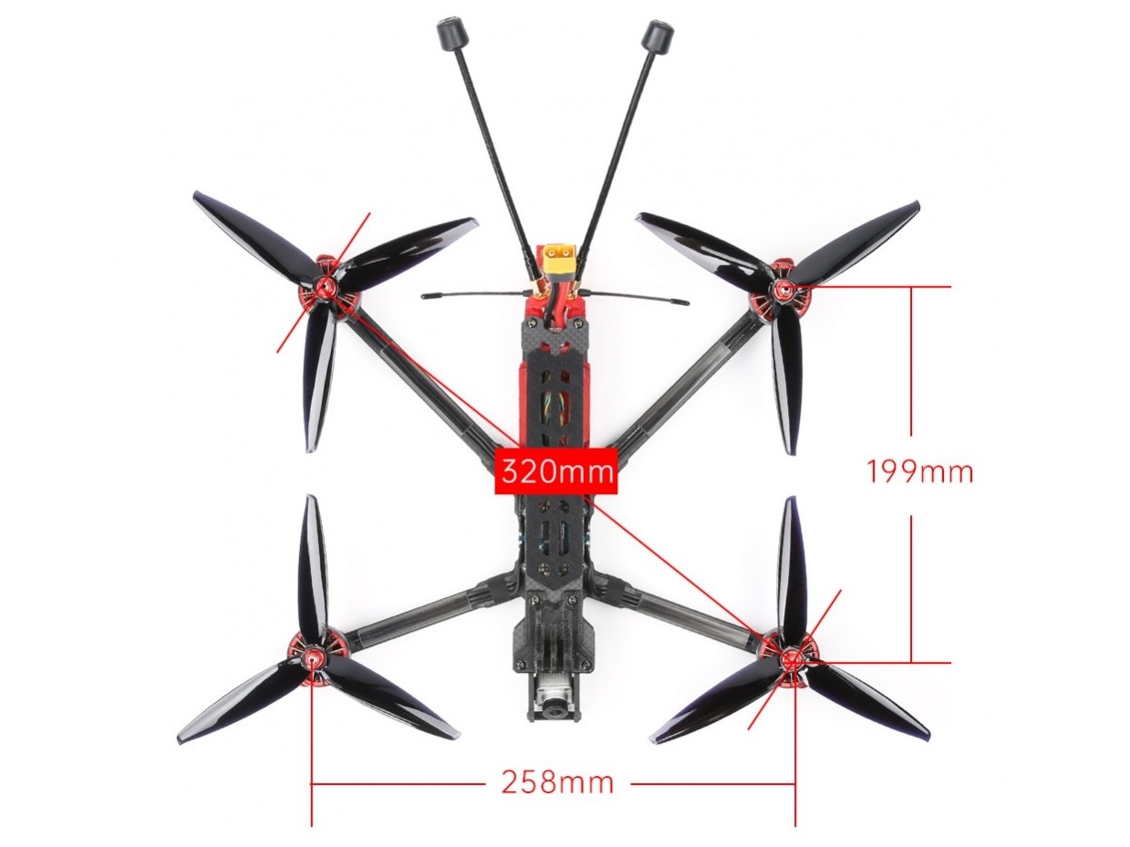iFlight Chimera7 HD - Long Range - FPV Copter - 6S TBS BNF-Set - L008905 – Bild 5