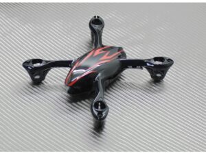 Hauptrahmen H107-A21 Quadro H107C  X4 schwarz, Cam HubSan
