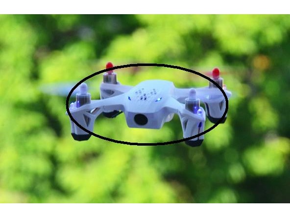 Hauptrahmen H107D-A01 Quadro H107D X4 FPV von HubSan