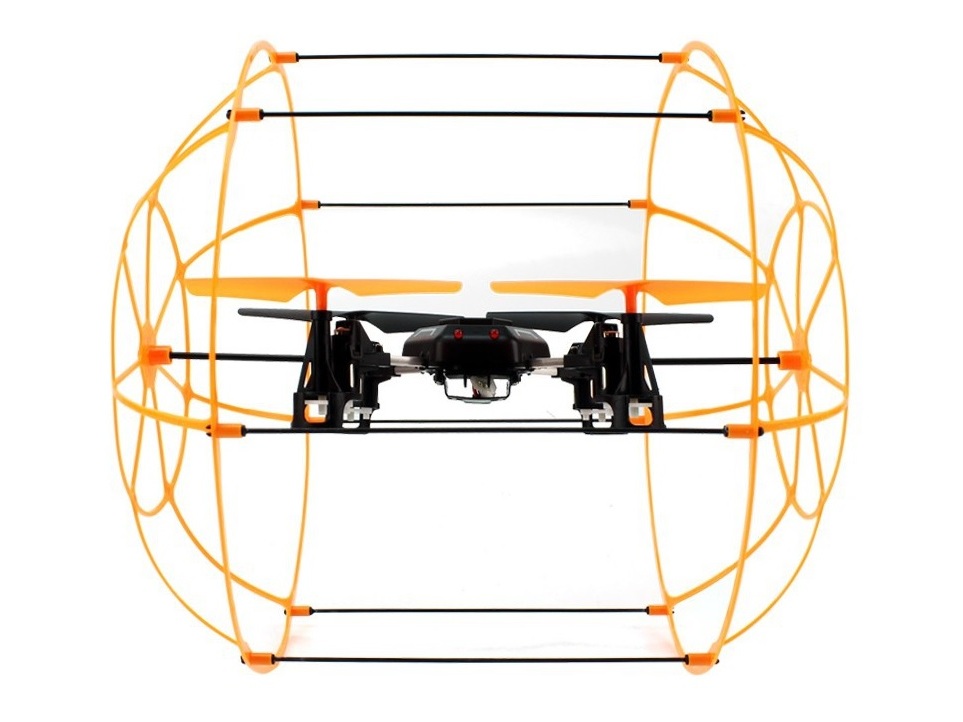 Quadrocopter, Climbing-Wall, RTF-Komplettset - orange