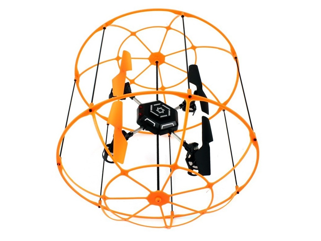 Quadrocopter, Climbing-Wall, RTF-Komplettset - orange – Bild 2