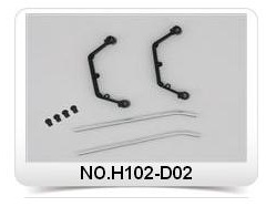 H102-D02 undercarriage set Invader von Hubsan