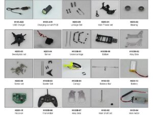 H103-A22 USB-Ladekabel zu diversen Hubsan Helis und Quadros