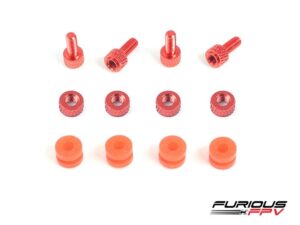 Furious FPV - M3 Schrauben 11.45mm und Dämpfer Set