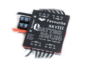 Multicopter Speed-Controller FVT Quattro 4x 20A 4in1 SKY III