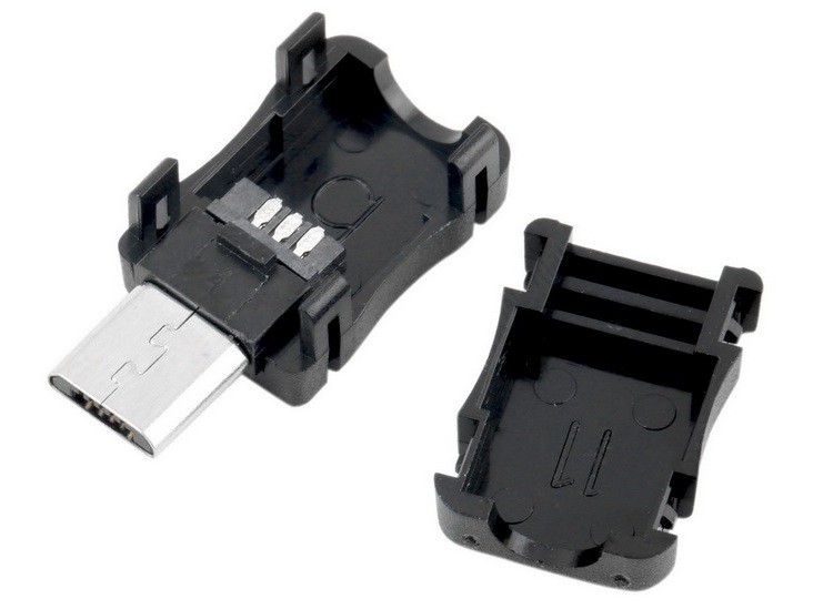 Micro USB-Stecker - 5 Pin T Port - 21x11x7mm – Bild 3