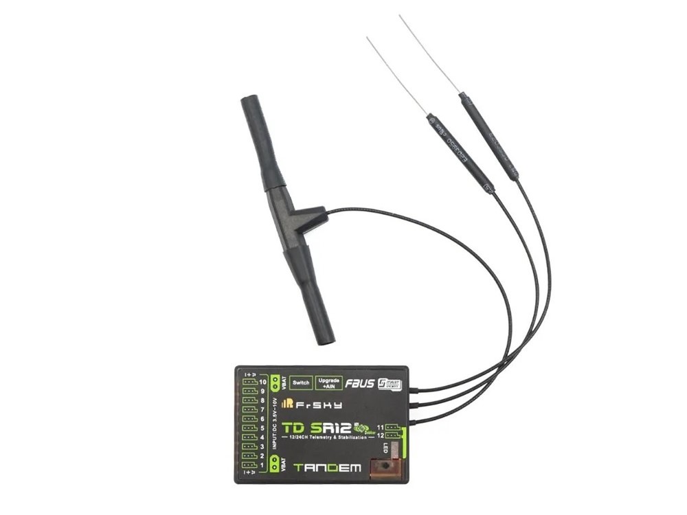 FrSky TD-SR12 Tandem Empfänger / 2.4GHz und 868MHz