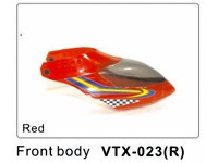 Kabinenhaube zu Vortex V2 VTX-023 rot