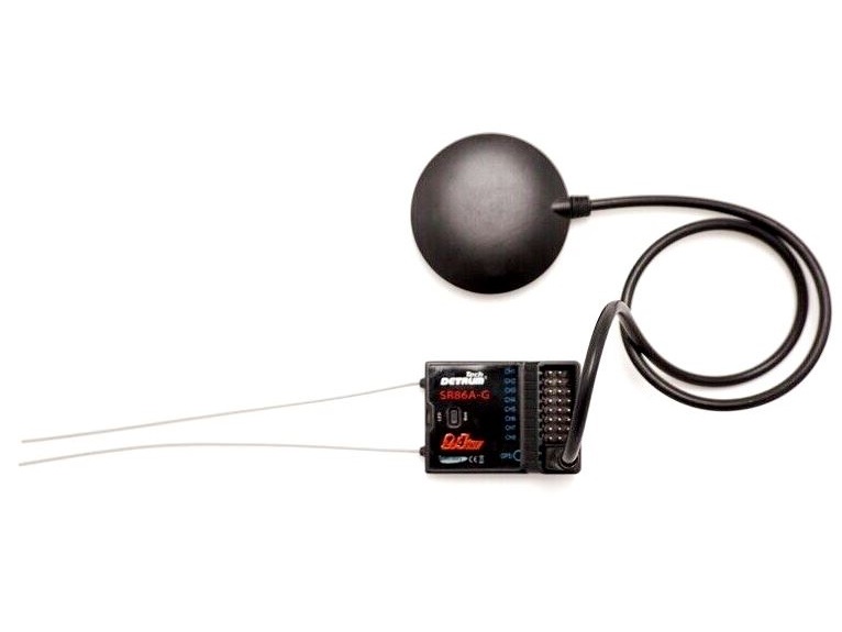 Sender 9-Kanal Blitz-DT9 mit Empfänger Detrum SR86A-G GPS Autopilot – Bild 2